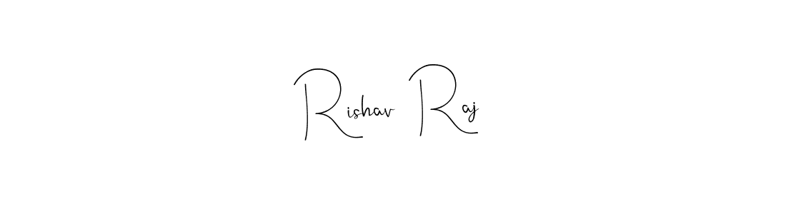 You should practise on your own different ways (Andilay-7BmLP) to write your name (Rishav  Raj) in signature. don't let someone else do it for you. Rishav  Raj signature style 4 images and pictures png