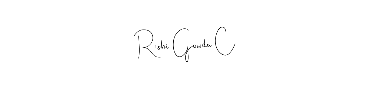 How to Draw Rishi Gowda C signature style? Andilay-7BmLP is a latest design signature styles for name Rishi Gowda C. Rishi Gowda C signature style 4 images and pictures png