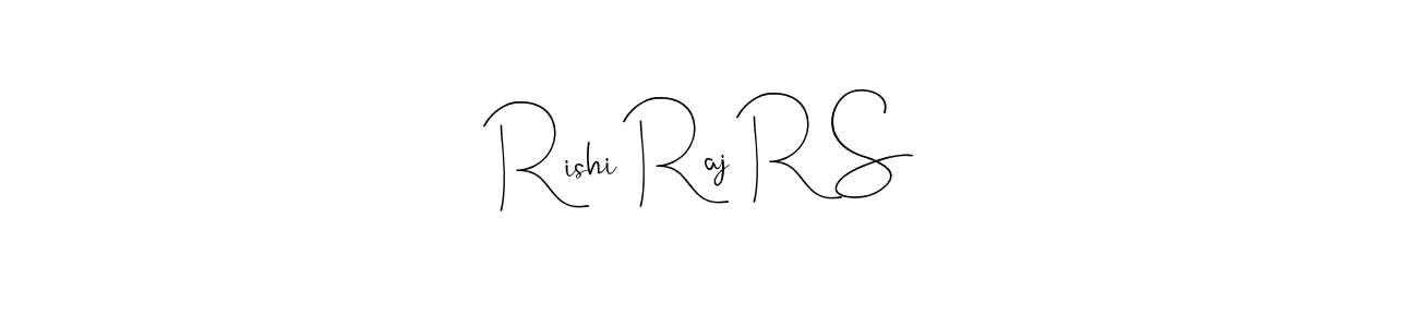 Make a beautiful signature design for name Rishi Raj R S. Use this online signature maker to create a handwritten signature for free. Rishi Raj R S signature style 4 images and pictures png
