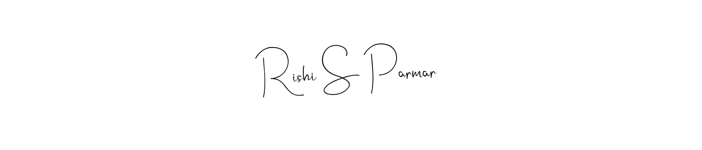 Make a beautiful signature design for name Rishi S Parmar. Use this online signature maker to create a handwritten signature for free. Rishi S Parmar signature style 4 images and pictures png