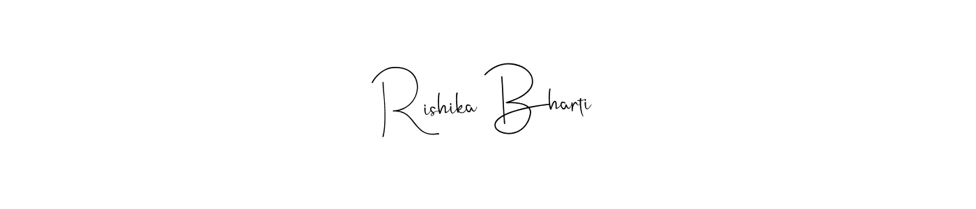See photos of Rishika Bharti official signature by Spectra . Check more albums & portfolios. Read reviews & check more about Andilay-7BmLP font. Rishika Bharti signature style 4 images and pictures png