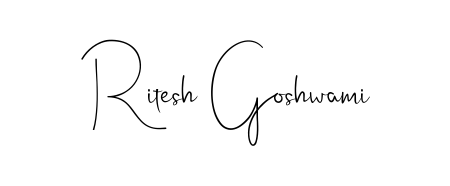 Similarly Andilay-7BmLP is the best handwritten signature design. Signature creator online. You can use it as an online autograph creator for name Ritesh Goshwami. Ritesh Goshwami signature style 4 images and pictures png