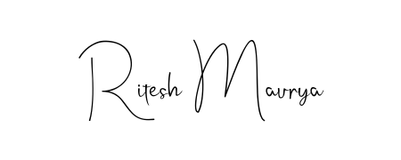 Explore multiple handwriting variations for Ritesh Maurya including this stunning Andilay-7BmLP design. Free to use across all platforms. Ritesh Maurya signature style 4 images and pictures png
