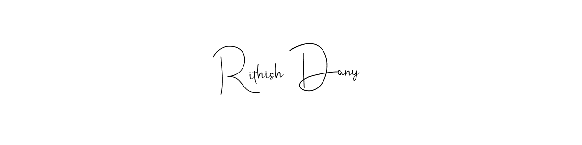 This is the best signature style for the Rithish Dany name. Also you like these signature font (Andilay-7BmLP). Mix name signature. Rithish Dany signature style 4 images and pictures png