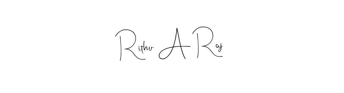 Here are the top 10 professional signature styles for the name Rithu A Raj. These are the best autograph styles you can use for your name. Rithu A Raj signature style 4 images and pictures png