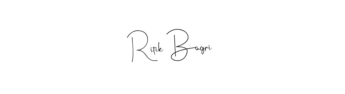 Andilay-7BmLP is a professional signature style that is perfect for those who want to add a touch of class to their signature. It is also a great choice for those who want to make their signature more unique. Get Ritik Bagri name to fancy signature for free. Ritik Bagri signature style 4 images and pictures png