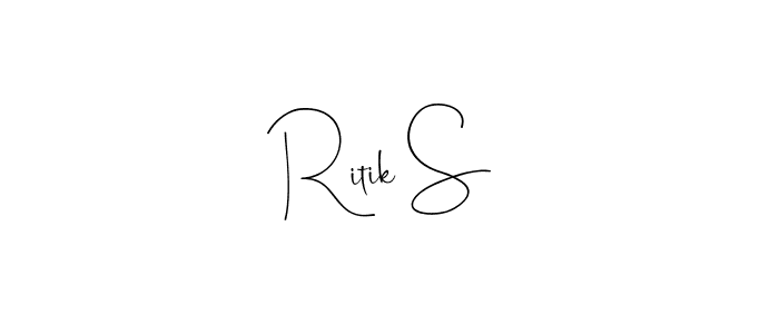 Here are the top 10 professional signature styles for the name Ritik S. These are the best autograph styles you can use for your name. Ritik S signature style 4 images and pictures png