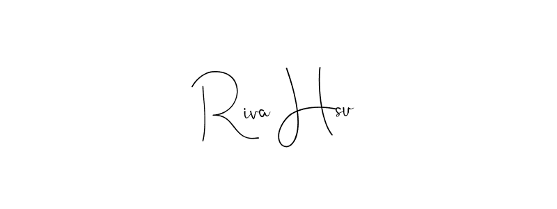 Make a beautiful signature design for name Riva Hsu. Use this online signature maker to create a handwritten signature for free. Riva Hsu signature style 4 images and pictures png