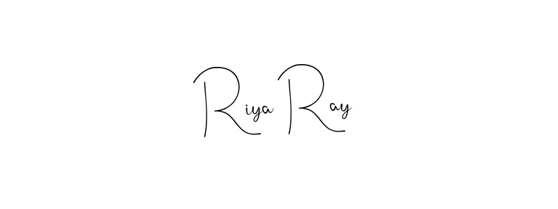 Use a signature maker to create a handwritten signature online. With this signature software, you can design (Andilay-7BmLP) your own signature for name Riya Ray. Riya Ray signature style 4 images and pictures png