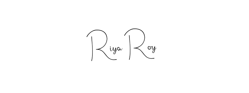 Once you've used our free online signature maker to create your best signature Andilay-7BmLP style, it's time to enjoy all of the benefits that Riya Roy name signing documents. Riya Roy signature style 4 images and pictures png