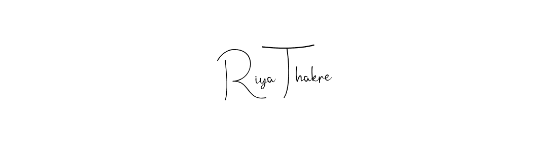 This is the best signature style for the Riya Thakre name. Also you like these signature font (Andilay-7BmLP). Mix name signature. Riya Thakre signature style 4 images and pictures png