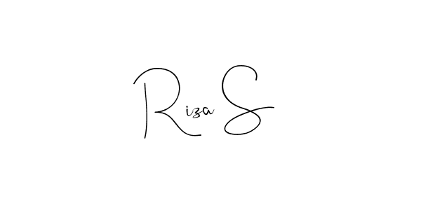 Similarly Andilay-7BmLP is the best handwritten signature design. Signature creator online .You can use it as an online autograph creator for name Riza S. Riza S signature style 4 images and pictures png