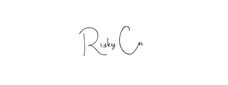 Once you've used our free online signature maker to create your best signature Andilay-7BmLP style, it's time to enjoy all of the benefits that Rizky Cn name signing documents. Rizky Cn signature style 4 images and pictures png