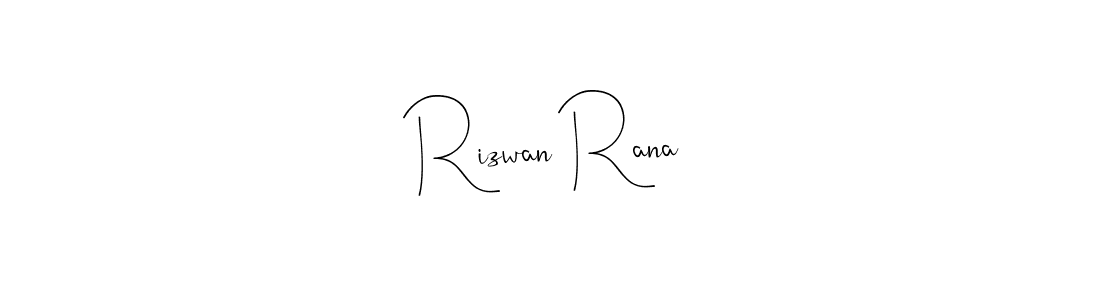 Also we have Rizwan Rana name is the best signature style. Create professional handwritten signature collection using Andilay-7BmLP autograph style. Rizwan Rana signature style 4 images and pictures png