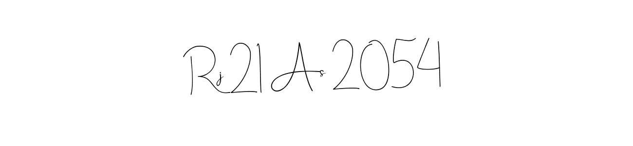 It looks lik you need a new signature style for name Rj 21 As 2054. Design unique handwritten (Andilay-7BmLP) signature with our free signature maker in just a few clicks. Rj 21 As 2054 signature style 4 images and pictures png