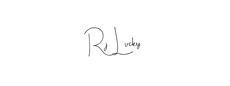 Here are the top 10 professional signature styles for the name Rj Lucky. These are the best autograph styles you can use for your name. Rj Lucky signature style 4 images and pictures png