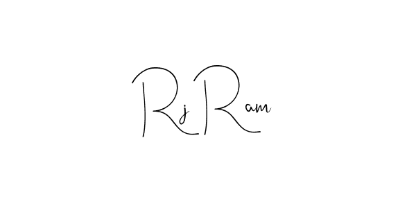 Also we have Rj Ram name is the best signature style. Create professional handwritten signature collection using Andilay-7BmLP autograph style. Rj Ram signature style 4 images and pictures png