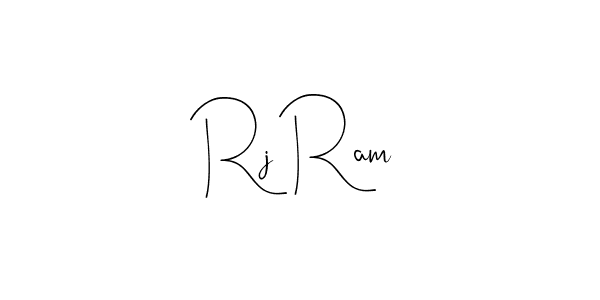 Rj Ram stylish signature style. Best Handwritten Sign (Andilay-7BmLP) for my name. Handwritten Signature Collection Ideas for my name Rj Ram. Rj Ram signature style 4 images and pictures png