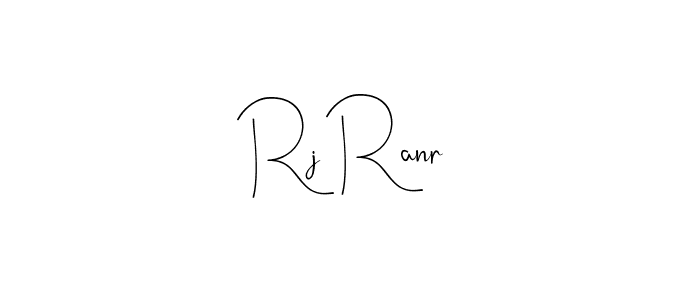 Make a beautiful signature design for name Rj Ranr. With this signature (Andilay-7BmLP) style, you can create a handwritten signature for free. Rj Ranr signature style 4 images and pictures png