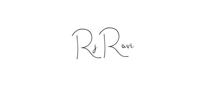 Design your own signature with our free online signature maker. With this signature software, you can create a handwritten (Andilay-7BmLP) signature for name Rj Ravi. Rj Ravi signature style 4 images and pictures png