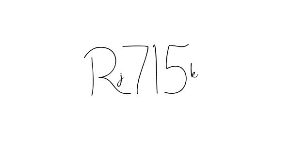 How to make Rj715k signature? Andilay-7BmLP is a professional autograph style. Create handwritten signature for Rj715k name. Rj715k signature style 4 images and pictures png