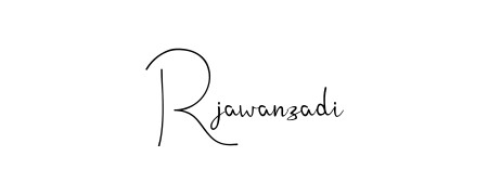 The Andilay-7BmLP typeface gives name Rjawanzadi a refined look. Suitable for certificates, diplomas, and official verification. Rjawanzadi signature style 4 images and pictures png