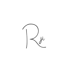 Design your own signature with our free online signature maker. With this signature software, you can create a handwritten (Andilay-7BmLP) signature for name Rji. Rji signature style 4 images and pictures png