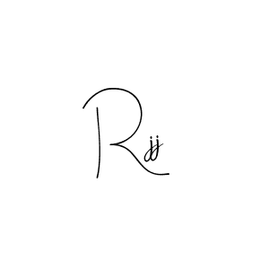 Design your own signature with our free online signature maker. With this signature software, you can create a handwritten (Andilay-7BmLP) signature for name Rjj. Rjj signature style 4 images and pictures png