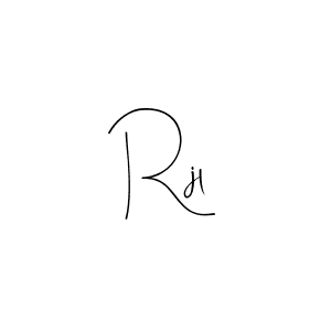 Rjl stylish signature style. Best Handwritten Sign (Andilay-7BmLP) for my name. Handwritten Signature Collection Ideas for my name Rjl. Rjl signature style 4 images and pictures png