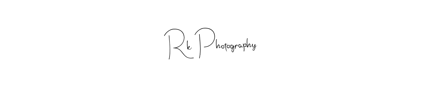 This is the best signature style for the Rk Photography name. Also you like these signature font (Andilay-7BmLP). Mix name signature. Rk Photography signature style 4 images and pictures png