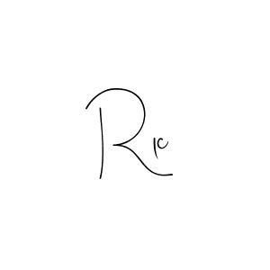Design your own signature with our free online signature maker. With this signature software, you can create a handwritten (Andilay-7BmLP) signature for name Rlc. Rlc signature style 4 images and pictures png