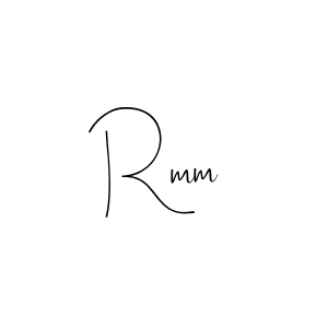 Also we have Rmm name is the best signature style. Create professional handwritten signature collection using Andilay-7BmLP autograph style. Rmm signature style 4 images and pictures png