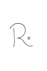 Create a beautiful signature design for name Ro. With this signature (Andilay-7BmLP) fonts, you can make a handwritten signature for free. Ro signature style 4 images and pictures png