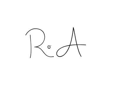 How to make Ro A signature? Andilay-7BmLP is a professional autograph style. Create handwritten signature for Ro A name. Ro A signature style 4 images and pictures png