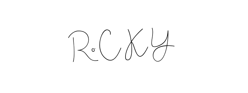 How to make Ro C K Y signature? Andilay-7BmLP is a professional autograph style. Create handwritten signature for Ro C K Y name. Ro C K Y signature style 4 images and pictures png