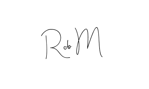 Make a beautiful signature design for name Rob M. Use this online signature maker to create a handwritten signature for free. Rob M signature style 4 images and pictures png