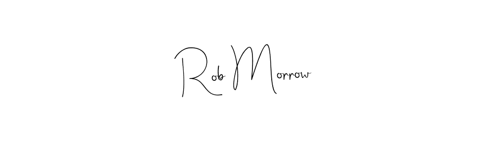 Make a beautiful signature design for name Rob Morrow. Use this online signature maker to create a handwritten signature for free. Rob Morrow signature style 4 images and pictures png