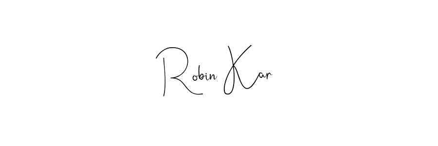 if you are searching for the best signature style for your name Robin Kar. so please give up your signature search. here we have designed multiple signature styles  using Andilay-7BmLP. Robin Kar signature style 4 images and pictures png