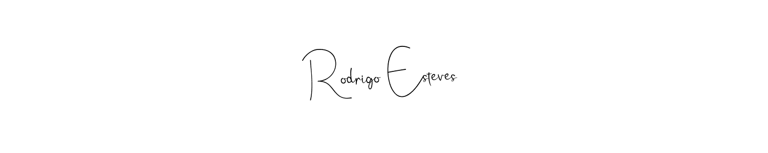 Rodrigo Esteves stylish signature style. Best Handwritten Sign (Andilay-7BmLP) for my name. Handwritten Signature Collection Ideas for my name Rodrigo Esteves. Rodrigo Esteves signature style 4 images and pictures png