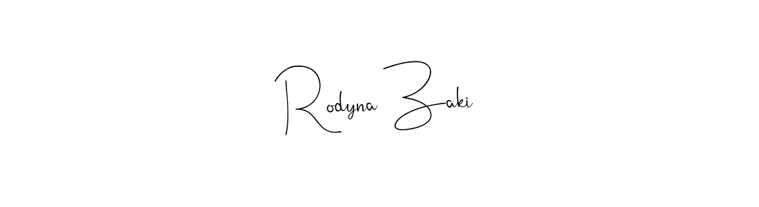 Also You can easily find your signature by using the search form. We will create Rodyna Zaki name handwritten signature images for you free of cost using Andilay-7BmLP sign style. Rodyna Zaki signature style 4 images and pictures png