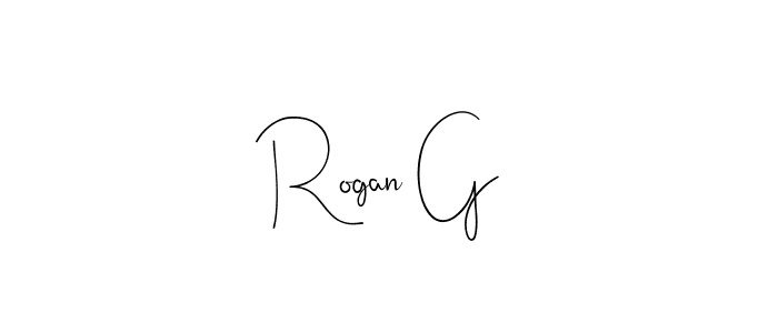 Best and Professional Signature Style for Rogan G. Andilay-7BmLP Best Signature Style Collection. Rogan G signature style 4 images and pictures png