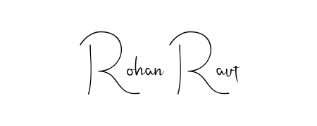 Style your name Rohan Raut with confidence using Andilay-7BmLP signature design. Simple, elegant, and ready for immediate document use. Rohan Raut signature style 4 images and pictures png
