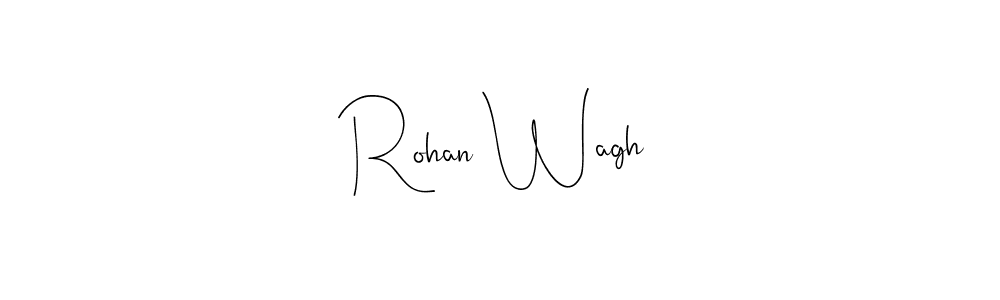 if you are searching for the best signature style for your name Rohan Wagh. so please give up your signature search. here we have designed multiple signature styles  using Andilay-7BmLP. Rohan Wagh signature style 4 images and pictures png