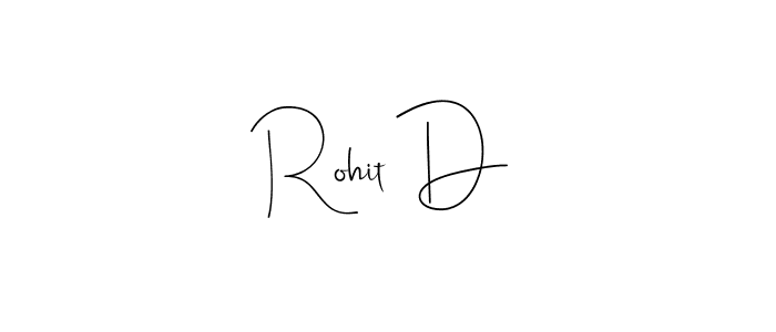 This is the best signature style for the Rohit D name. Also you like these signature font (Andilay-7BmLP). Mix name signature. Rohit D signature style 4 images and pictures png
