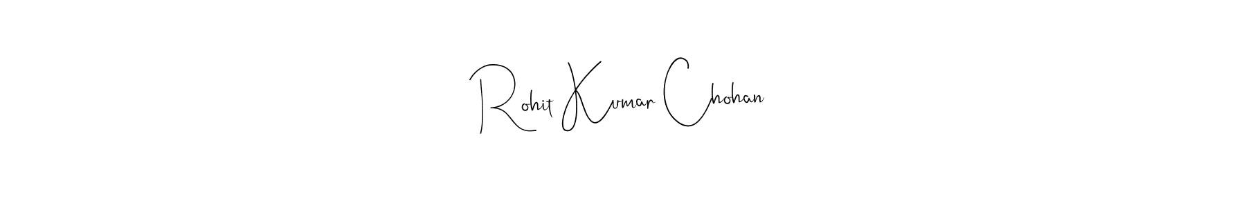 Andilay-7BmLP is a professional signature style that is perfect for those who want to add a touch of class to their signature. It is also a great choice for those who want to make their signature more unique. Get Rohit Kumar Chohan name to fancy signature for free. Rohit Kumar Chohan signature style 4 images and pictures png