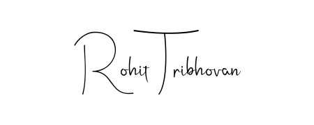 Achieve flawless digital penmanship with Rohit Tribhovan name in Andilay-7BmLP font. The perfect tool for creating online signatures. Rohit Tribhovan signature style 4 images and pictures png