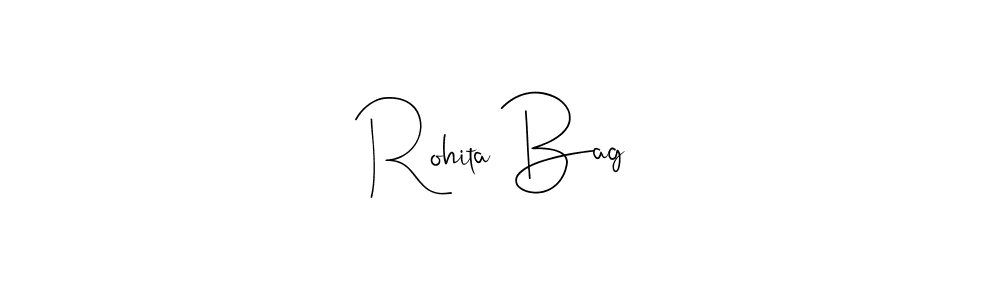 Make a beautiful signature design for name Rohita Bag. Use this online signature maker to create a handwritten signature for free. Rohita Bag signature style 4 images and pictures png