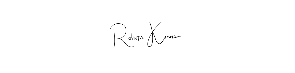 How to make Rohith Kumar name signature. Use Andilay-7BmLP style for creating short signs online. This is the latest handwritten sign. Rohith Kumar signature style 4 images and pictures png