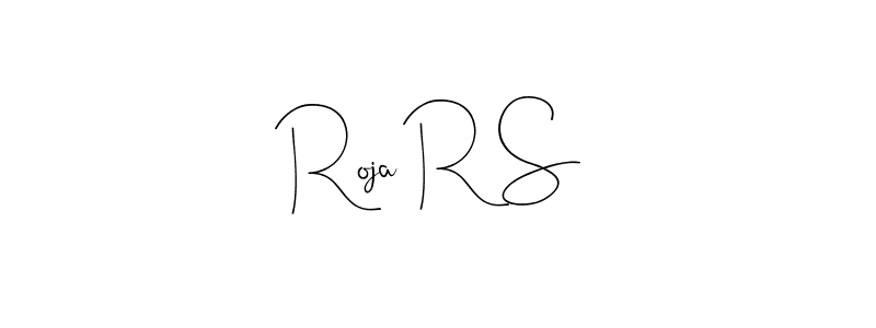 Make a beautiful signature design for name Roja R S. Use this online signature maker to create a handwritten signature for free. Roja R S signature style 4 images and pictures png