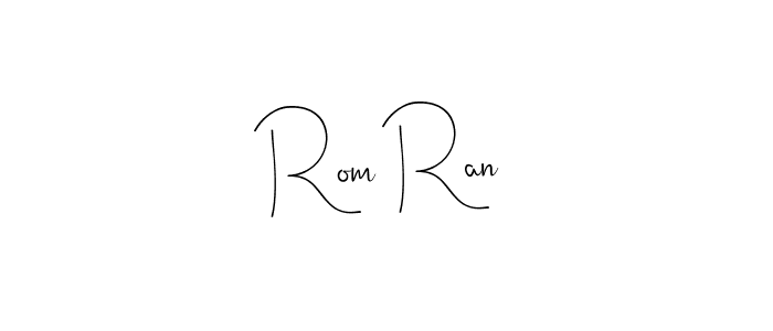 See photos of Rom Ran official signature by Spectra . Check more albums & portfolios. Read reviews & check more about Andilay-7BmLP font. Rom Ran signature style 4 images and pictures png